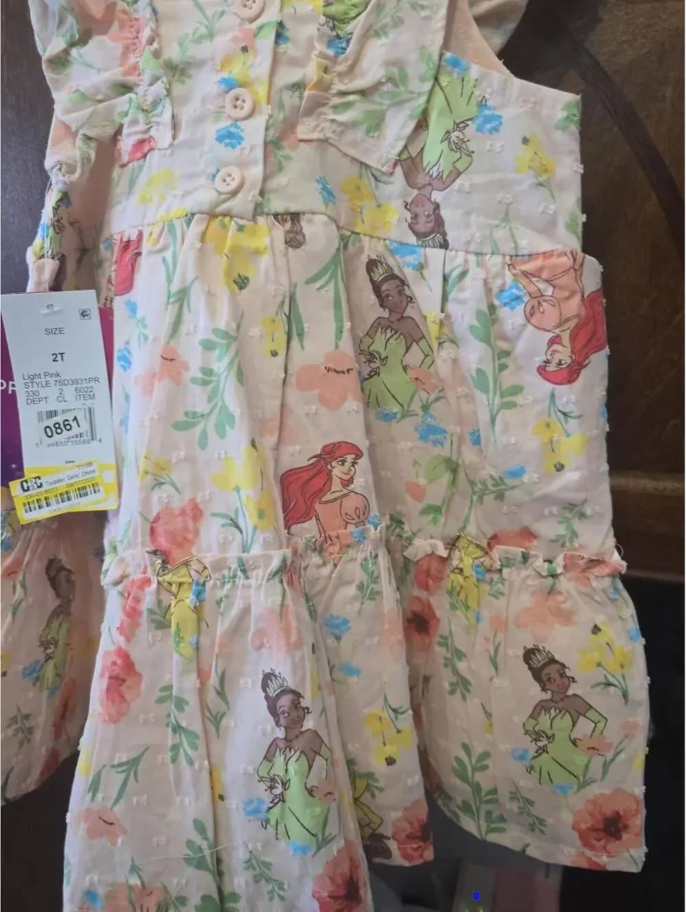 2t brand new disney princess dress item 861
